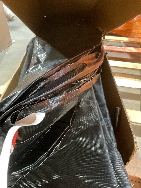 Photo 1 of **SCRAPES FROM TRANSPORT **Trampoline Outdoor 14FT with Safety Enclosure Net and Ladder, ASTM Approved Recreational Trampoline for Kids and Adults, Rust-Resistant Frame