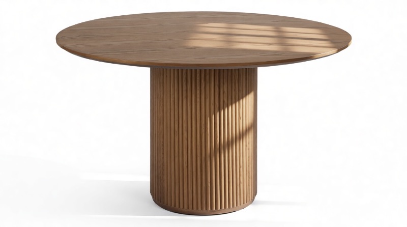 Photo 1 of **SELLING FOR PARTS AS PARTIAL SET. ONE BOX OF TWO. BASE ONLY**Walnut dining table 