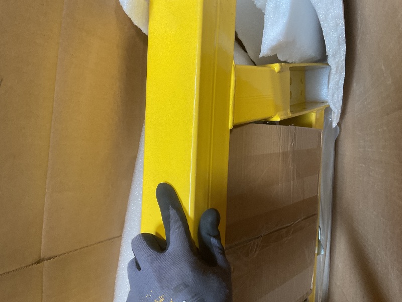 Photo 1 of **SELLIG FORPARTS AS PARTIAL SET. MAIN BASE PIECE**2 Ton Hydraulic Engine Hoist Crane with Lever, Folding Heavy-Duty Cherry Picker with 6 Locking Wheels & 4 Boom Positions, for Truck/SUV Engines, Garage Workshop, Industrial Lifting (Net Wt. 168 lbs)