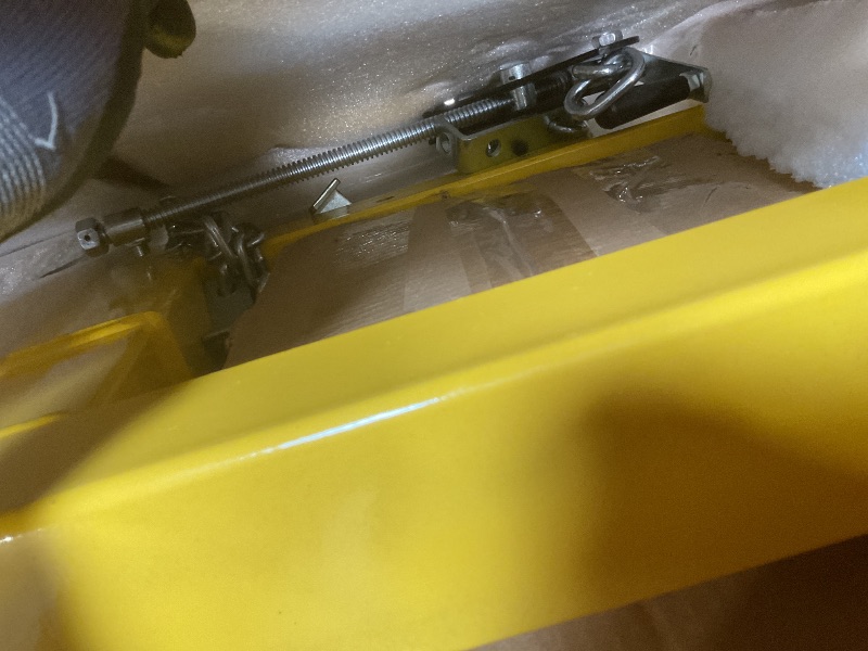 Photo 1 of **SELLIG FORPARTS AS PARTIAL SET. MAIN BASE PIECE**2 Ton Hydraulic Engine Hoist Crane with Lever, Folding Heavy-Duty Cherry Picker with 6 Locking Wheels & 4 Boom Positions, for Truck/SUV Engines, Garage Workshop, Industrial Lifting (Net Wt. 168 lbs)