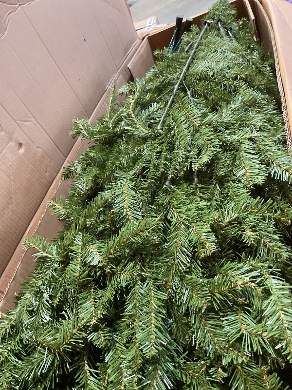 Photo 1 of **MINOR USE WEAR**National Tree Company 9 ft Unlit Dunhill Fir Full Artificial Christmas Tree, 4,026 Tips, Includes Stand, Green