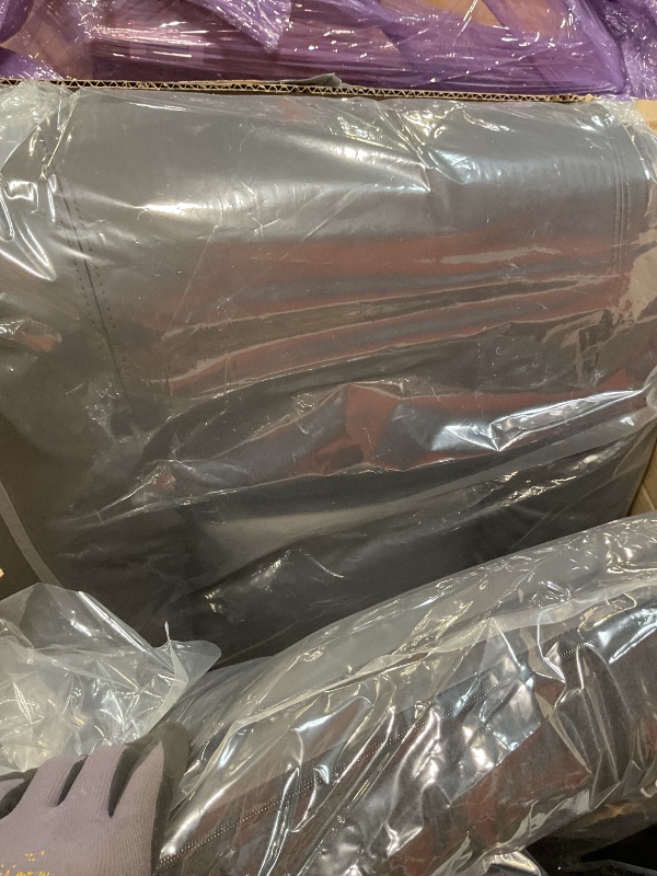 Photo 1 of **SCRAPES ON BASE**COMHOMA Recliner Chair,PU Rocking Chair for Adults,Swivel Recliner with Cup Holders,Single Sofa Seat with Side Pockets for Living Room,Bedroom(Brown)