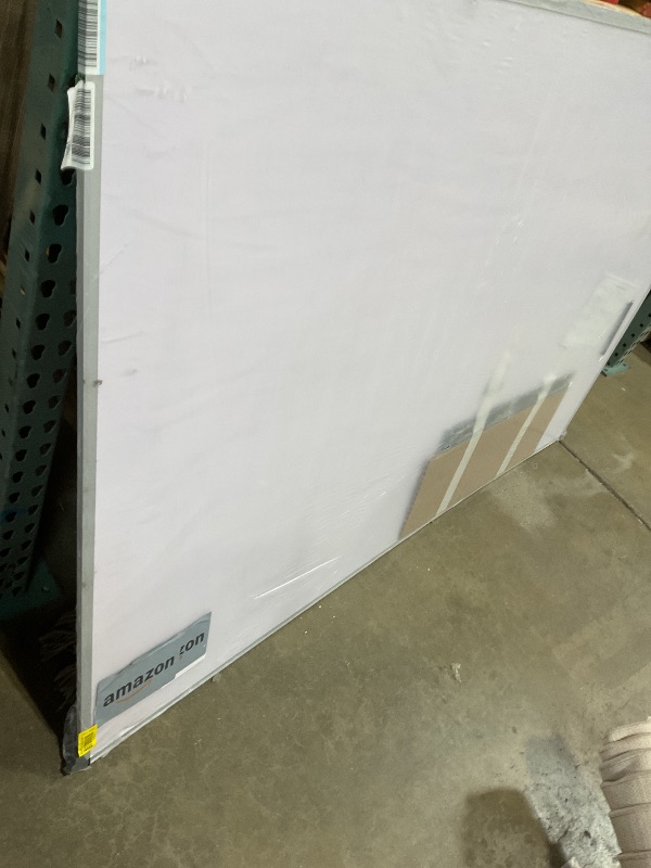 Photo 1 of **SCRATCHES. DENTS**VIZ-PRO Dry Erase Board/Magnetic Whiteboard, 72 x 48 Inches, Large Wall Mounted Board for School Office and Home 6' x 4'