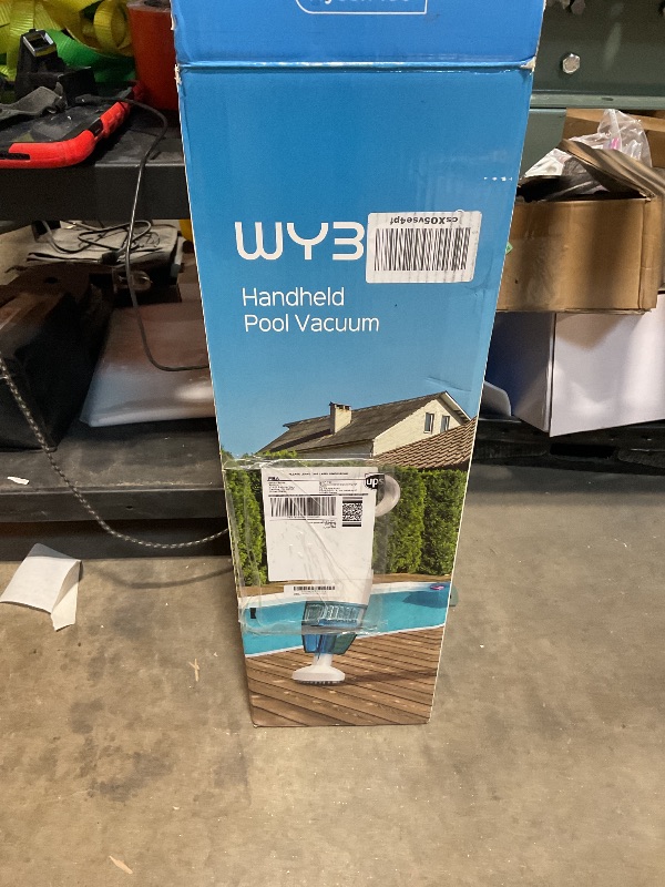 Photo 1 of (2025 Upgrade) WYBOT Hyson 100 Handheld Pool Vacuum with Dual Suction Heads, Telescopic Pole, Deep Cleaning with 60 Mins Runtime, Hot Tub Vacuum Ideal for Above & Inground Pools, Spas