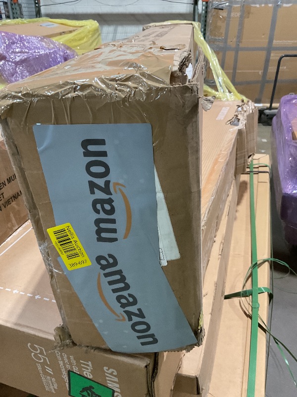 Photo 1 of **MISSING MATTRESS ** Murphy Bed with Charging Station, Queen Size Cabinet Bed with Large Storage Drawer for Home Office or Small Room, Hideaway Foldable Platform Bed, White