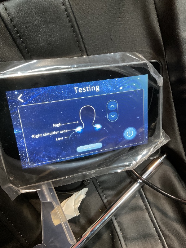 Photo 1 of **SCRAPES. DIRT**LIULINREST 2026 4D Massage Chair Full Body, Zero Gravity Massage Chair with SL-Track & Heating, Massage Shiatsu Recliner Chair with Smart Voice Control, Touchable Screen, Airbags, Foot Rollers (BLACK)