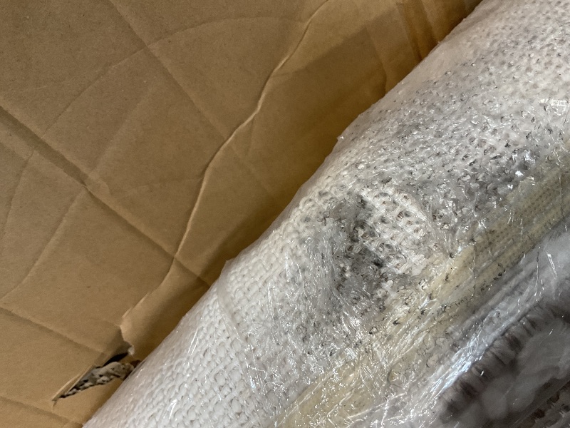 Photo 1 of **DIRT FROM TRANSPORT **LUXE WEAVERS Stella Collection 246 Cream 9x12 Modern Abstract Area Rug