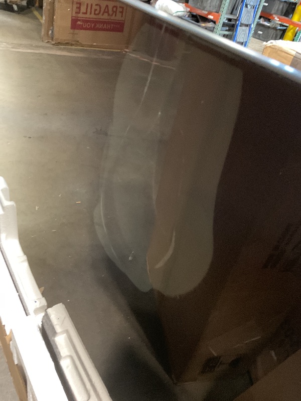 Photo 1 of **MAJOR DAMAGE TO SCREEN. SELLING FOR PARTS**Samsung 75-Inch Class Neo QLED 4K QN90D Series Mini LED, Neo Quantum HDR+ Smart TV w/Dolby Atmos, Object Tracking Sound+, Motion Xcelerator, Real Depth Enhancer Pro, Alexa Built-in (QN75QN90D, 2024)