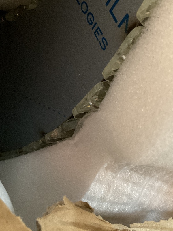 Photo 1 of **TWO GLASS PIECES BROKEN**Shial Lighting Modern Crystal Chandeliers for High Ceiling 6 Ring Chandelier LED Gold Ceilings Lights Fixtures High Ceiling Chandelier for Foyer Staircase Living Room Dining Room 2700K-6000K