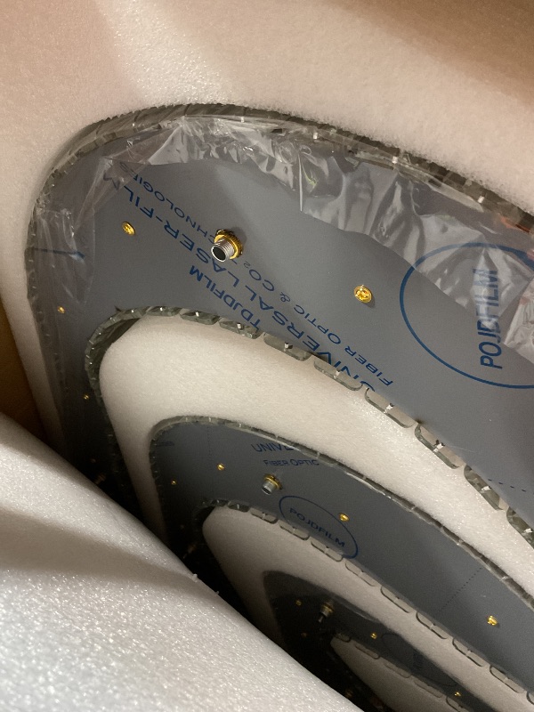 Photo 1 of **TWO GLASS PIECES BROKEN**Shial Lighting Modern Crystal Chandeliers for High Ceiling 6 Ring Chandelier LED Gold Ceilings Lights Fixtures High Ceiling Chandelier for Foyer Staircase Living Room Dining Room 2700K-6000K