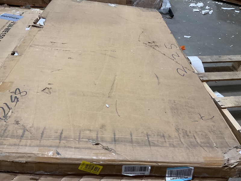 Photo 1 of **TABLETOP ONLY. CHIP DAMAGE TO CORNERS AND CENTER**Marsail Electric Standing Desk with One-Piece Desktop,55 x 30 inch Height Adjustable Office Gaming Computer Desk with Deeper Tabletop,Home Office Stand up Desk with 4 Memory Presets, Desk for Bedroom