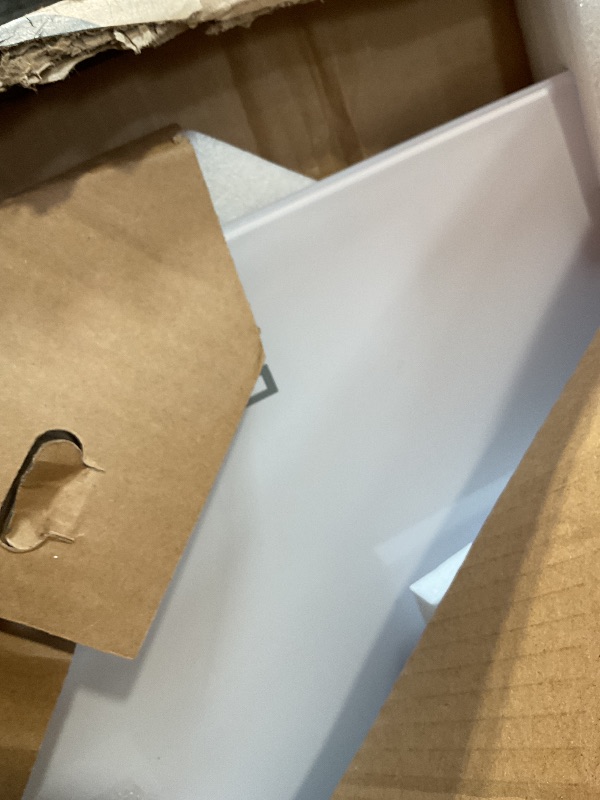 Photo 1 of **SCRAPES ON BACK**Quartet Dry Erase Board, Magnetic Whiteboard 8' x 4', Glass Board for Wall, Infinity, Brilliance White (G29648W)