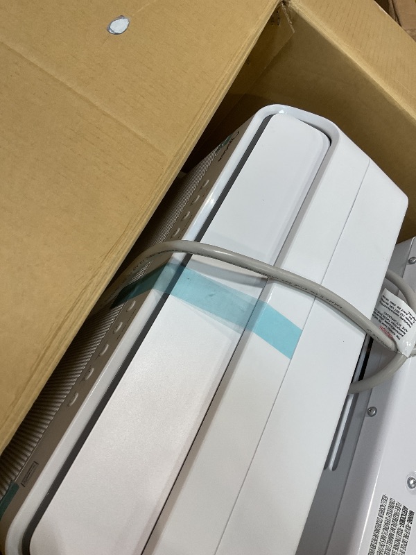 Photo 1 of **SELLING FOR PARTS. PLUG TURNED SIDEWAYS**Midea 12,000 BTU U Shaped Smart Inverter Window Air Conditioner - Cools 550 Sq Ft, Ultra Quiet with Open Window Flexibility - Alexa/Google Assistant Compatible - 35% Energy Savings, Remote (Updated)
