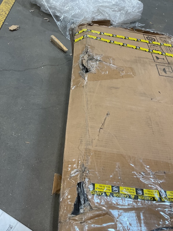 Photo 1 of **SCRAPE DAMAGE ONLY RAILS**GarveeHome King Size Bed Frame with 50.8" Tall Headboard, Platform Velvet Upholstered Bed Frame with 4 Storage Drawers, USB Charging Station, Led Lights, No Box Spring Needed, Easy Assembly, Dark Grey