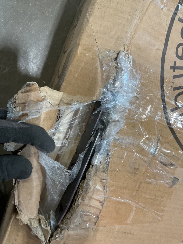 Photo 1 of **SCRAPE DAMAGE ONLY RAILS**GarveeHome King Size Bed Frame with 50.8" Tall Headboard, Platform Velvet Upholstered Bed Frame with 4 Storage Drawers, USB Charging Station, Led Lights, No Box Spring Needed, Easy Assembly, Dark Grey