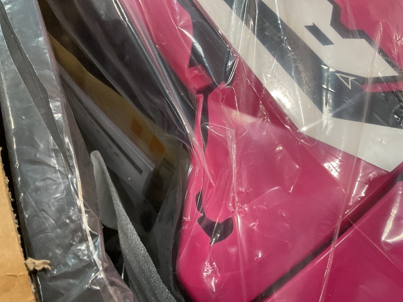 Photo 1 of **SIDE DOOR DAMAGE**ELEMARA 24V 2 Seater Ride on Car for Big Kids, 4.5MPH, 4WD Electric Cars w/Sun Shade, Dump Bed & Shovel, Bluetooth Ride on Toy with/Remote, Motorized Off-Road Truck, 3 Speeds, LED Lights, Pink