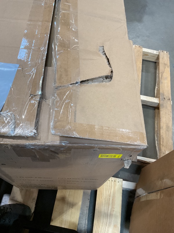 Photo 1 of **TOP IS DENTED**Garvee 5-Drawer Rolling Tool Cabinet, Portable Tool Storage Cart with Locking Mechanism, Parking Brake, Multifunctional Tool Chest for Garage, Warehouse, Workshop, Black