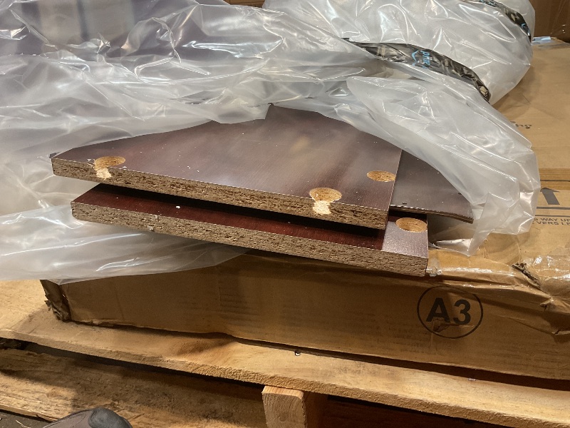 Photo 1 of **SELLING FOR PARTS AS PARTIAL SET**Sauder Palladia Book Shelf, Bookshelf with Storage, Library Bookcase with Doors and Adjustable Shelves, in Select Cherry finish