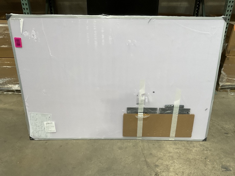 Photo 1 of *** MINOR DAMAGE***VIZ-PRO Dry Erase Board/Magnetic Whiteboard, 72 x 48 Inches, Large Wall Mounted Board for School Office and Home 6' x 4'