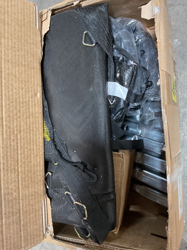 Photo 1 of *** USED/MINOR DAMAGE/UNKNOWN MISSING PARTS OR HARDWARE***Kiivakii Trampoline 12FT 14FT, Outdoor Trampolines for Kids and Adults, Recreational Trampoline with Enclosure Net & Ladder, Round Trampolines for Backyard, ASTM Approved