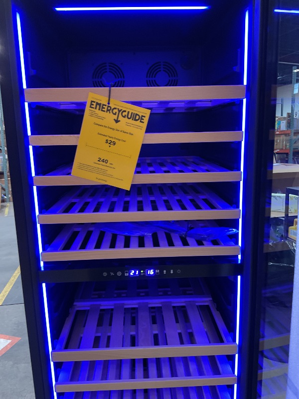 Photo 1 of *** PICTURE FOR REFERENCE ONLY/MINOR DAMAGE***ORYMUSE Dual Zone Wine Fridge Freestanding 175 Bottle, 24 Inch Large Capacity Built-in Wine Cooler Refrigerator with Upgraded Compressor Cooling and Intelligent Temperature Memory