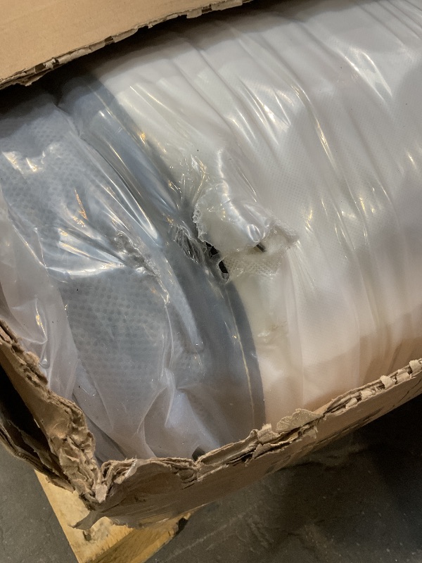 Photo 1 of *** MAJOR DAMAGE***ZINUS 10 Inch True Support Hybrid Mattress [New Version], Queen, Fiberglass Free, Medium Feel, Motion Isolation, Certified Safe Foams & Fabric, Mattress in A Box