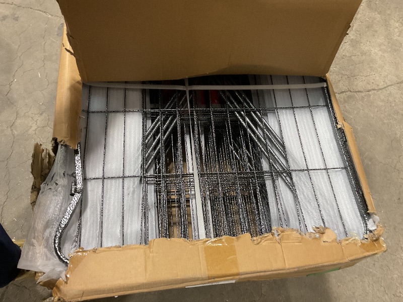 Photo 1 of *** MINOR DAMAGE***VISCOO Dog Playpen Outdoor, 16 Panels 40" High Metal Dog Fence with Gate, Pet Fence for Large/Small Dogs, Portable Dog Fence for RV Camping, Yard