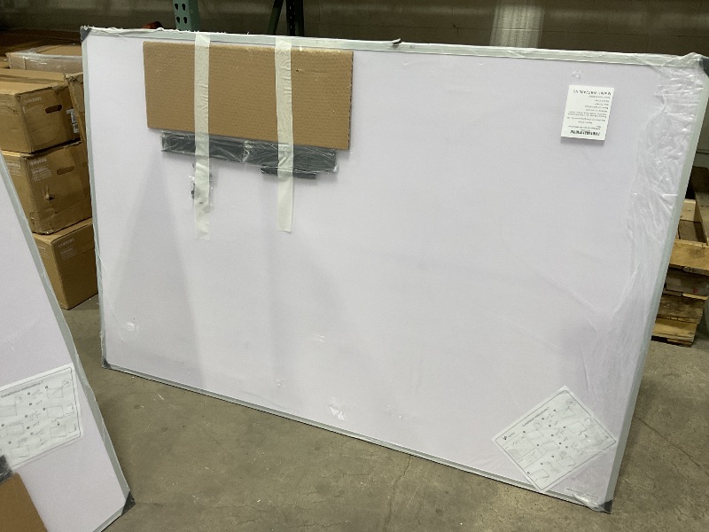 Photo 1 of *** MINOR DAMAGED***VIZ-PRO Dry Erase Board/Magnetic Whiteboard, 72 x 48 Inches, Large Wall Mounted Board for School Office and Home 6' x 4'