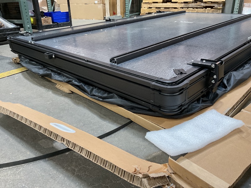 Photo 1 of *** MINOR DAMAGE***SanHima Rooftop Tent Hard Shell - Hotham Side Overland Aluminium Roof Top Tent Side-Open Design, Larger Space, Tri-Color LED Light & Skyview Window, for 2-3 People Car SUV Truck Camping