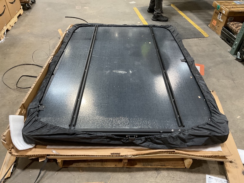 Photo 1 of *** MINOR DAMAGE***SanHima Rooftop Tent Hard Shell - Hotham Side Overland Aluminium Roof Top Tent Side-Open Design, Larger Space, Tri-Color LED Light & Skyview Window, for 2-3 People Car SUV Truck Camping