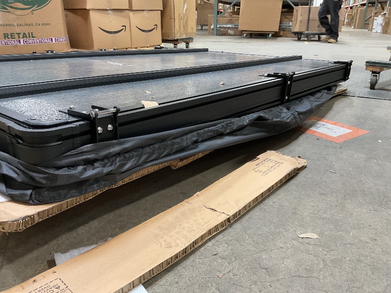 Photo 1 of *** MINOR DAMAGE***SanHima Rooftop Tent Hard Shell - Hotham Side Overland Aluminium Roof Top Tent Side-Open Design, Larger Space, Tri-Color LED Light & Skyview Window, for 2-3 People Car SUV Truck Camping