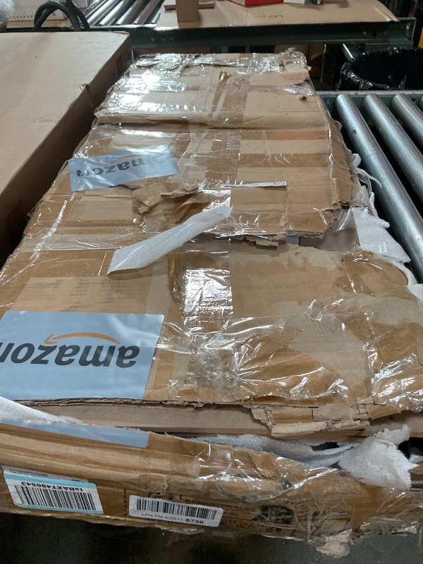 Photo 1 of *** MAJOR DAMAGE/UNKNOWN MISSING PARTS AND HARDWARE***VEVOR Storage Shelving Unit, 5-Tier Adjustable, 2000 lbs Capacity, Heavy Duty Garage Shelves Metal Organizer Utility Rack, Black, 48" L x 18" W x 72" H for Kitchen Pantry Basement Bathroom Laundry