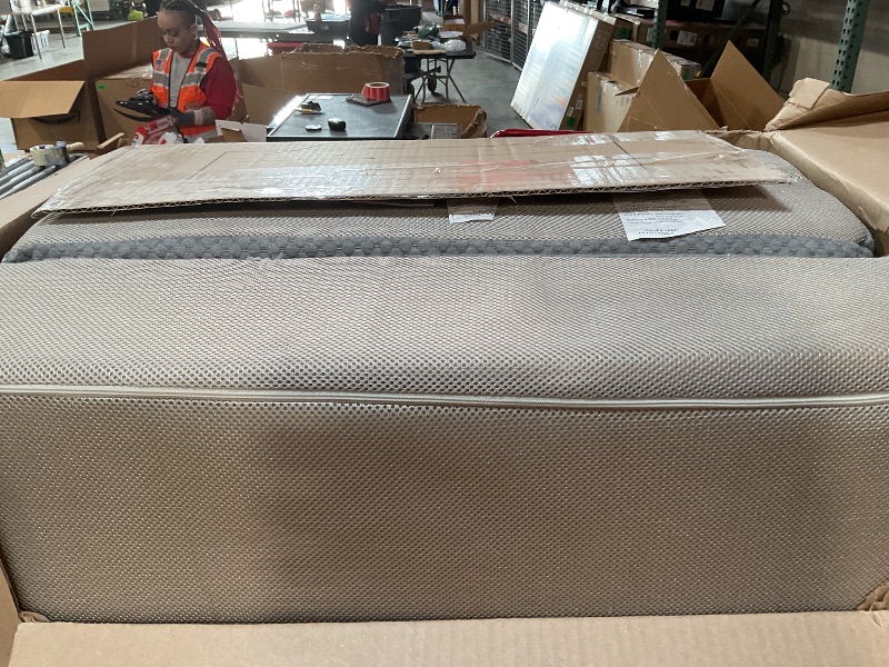 Photo 1 of *** USED***MLILY Tri-Fold Memory Foam Mattress, 6 inch Full Folding Mattress with Collapsible and Washable Cover, Travel and Guest Mat, 75"×54"×6", Grey