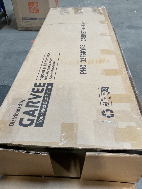 Photo 1 of **FOR PARTS ONLY/ HAS BROKEN PIECES*** GarveeHome 6 Dresser for Bedroom, 47 in Wide Drawer Dresser with Storage Freestanding, Wooden Closet Storage Chest for Living Room, Bedroom, Entryway, Ash Grey