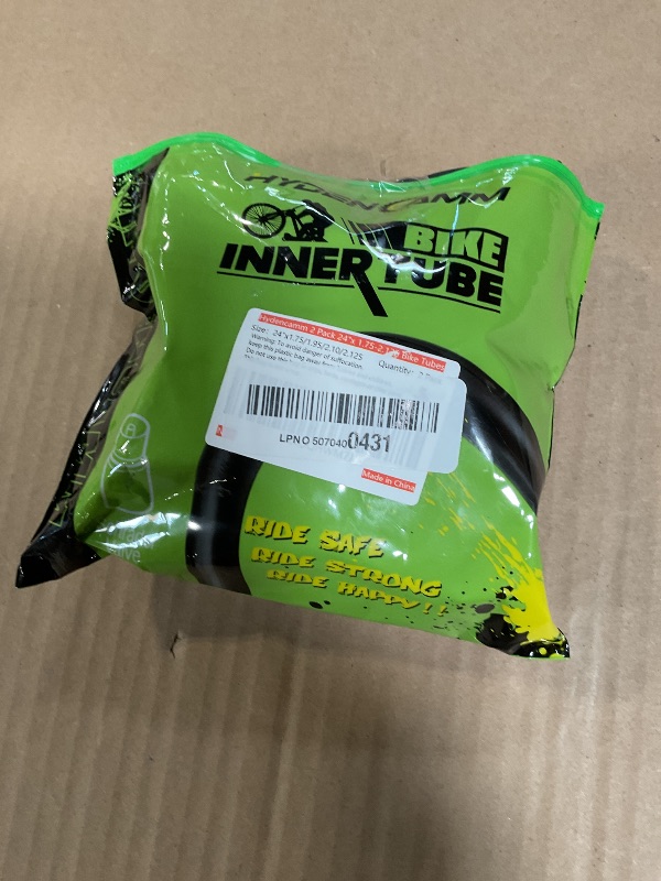 Photo 1 of 2-Pack Bike Inner Tube for 24 X 1.75/1.95/2.10/2.125", Premium 24x1.95 Bicycle Tube with 32 mm Schrader Valve 2PCS Levers, 24x2.125 Tube Compatible with Road/MTB/Kids Bike by Hydencamm (2 of One Size)