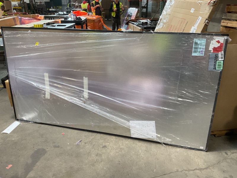 Photo 1 of *** MINOR DAMAGE***VIZ-PRO Magnetic Dry Erase White Board, 96 X 48 Inches, Black Aluminium Frame