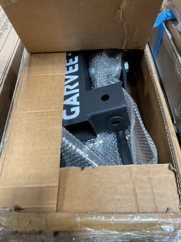 Photo 1 of **FOR PARTS ONLY/ MISSING BASE ASSEMBLY PIECE*** Garvee 2 Ton Engine Hoist Cherry Picker with Lever, 4400 Lbs Capacity with 6 Steel Casters & Foldable Design - Heavy-Duty Portable Hydraulic Crane for Truck Engines, Boat Motors, Farm Equipment