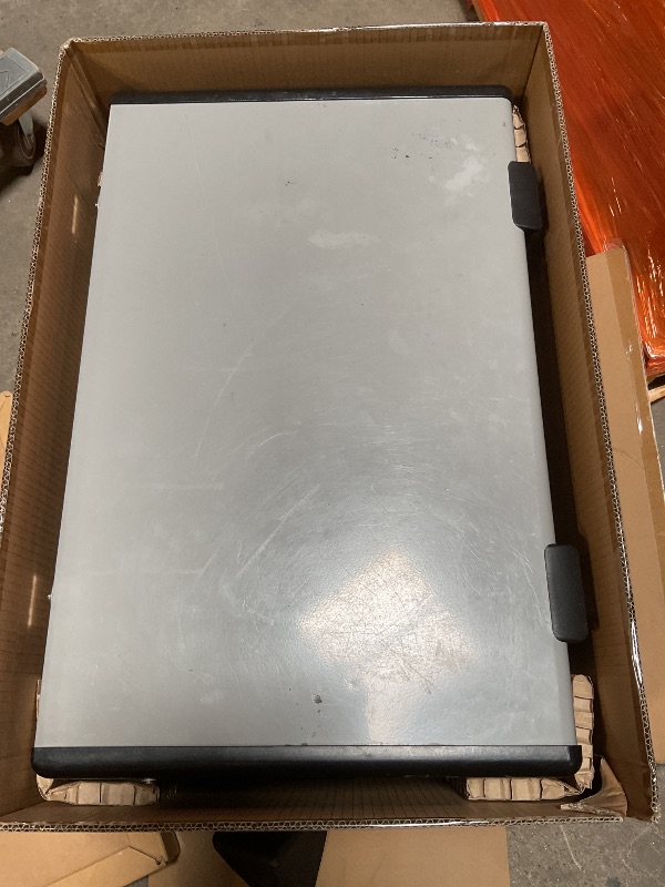 Photo 1 of *** USED/MAJOR DAMAGE***Whynter FM-65G 65 Quart Portable Refrigerator and Deep, AC 110V/ DC 12V, Real Chest Freezer for Car, Home, Camping, and RV with-8°F to 50°F Temperature Range, Gray, One Size