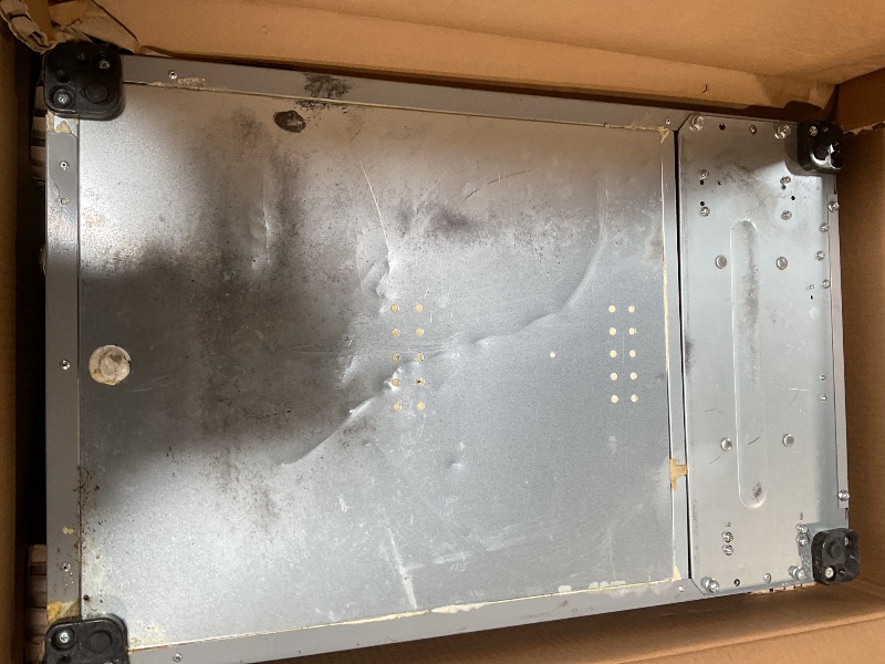 Photo 1 of *** USED/MAJOR DAMAGE***Whynter FM-65G 65 Quart Portable Refrigerator and Deep, AC 110V/ DC 12V, Real Chest Freezer for Car, Home, Camping, and RV with-8°F to 50°F Temperature Range, Gray, One Size