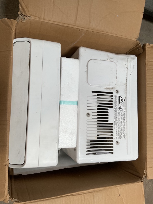 Photo 1 of *** USED/DAMAGE/MISSING PARTS***Midea 12,000 BTU U-Shaped Smart Inverter Window Air Conditioner–Cools up to 550 Sq. Ft., Ultra Quiet with Open Window Flexibility, Compatible with Alexa/Google Assistant, 35% Energy Savings (Renewed)