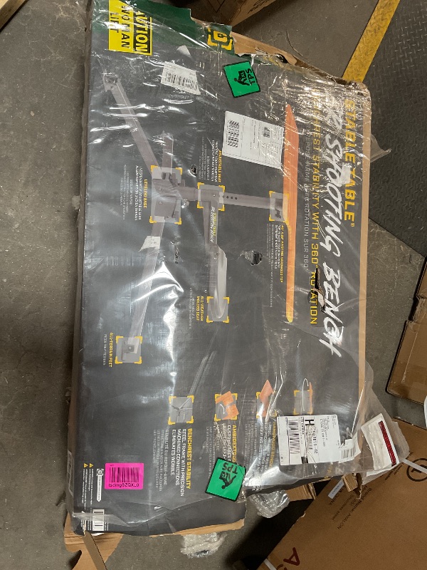 Photo 1 of *** UNKNOWN MISSING PARTS***’Caldwell Stable Table BR Shooting Bench with 360° Rotation, Leveling Legs, All-Weather Seat for Shooting, Target Practice, Shooting Sports