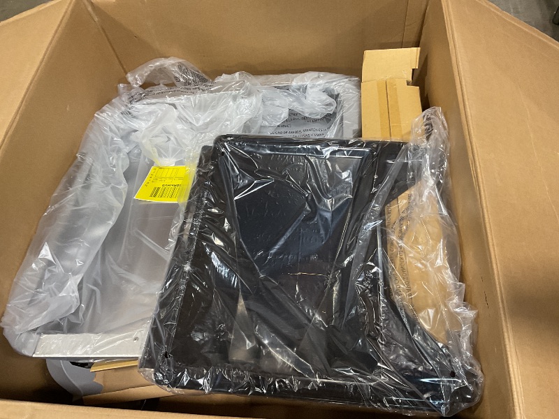 Photo 1 of *** MINOR DAMAGE/UNKNOWN, MISSING PARTS OR HARDWARE***Weber Genesis E-325 Natural Gas Grill for Outdoor Cooking, 3 Burners, Black – Porcelain-Enameled, Cast-Iron Grates, PureBlu Burners & Sear Zone