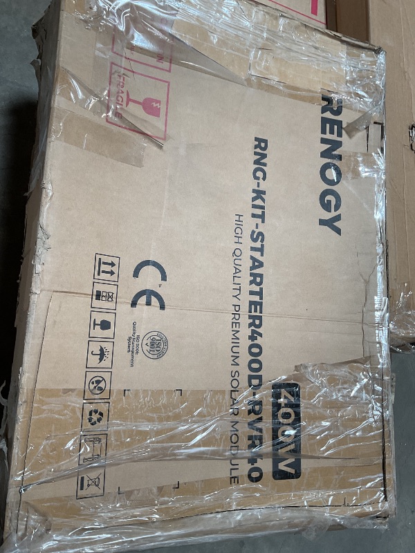 Photo 1 of ?New Upgrades? Renogy 400W 12V Solar Panel Starter Kit, 4 * 100 Watt N-Type 16BB Solar Panel, MPPT 40A Charge Controller, Adaptor Kit, Tray Cables, Mounting Z Brackets for RV, Camper, Off-Grid System