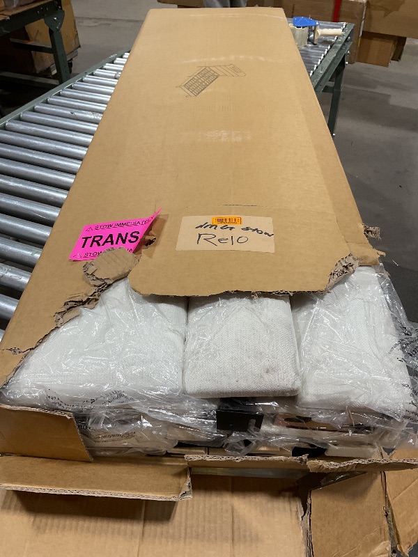 Photo 1 of *** MINOR DAMAGE– DIRTY FROM TRANSPORT***Sismplly King Bed Frame with Linen Headboard, Platform Bed Frame with Upholstered Headboard, Mattress Foundation, No Box Spring Required, Easy Assembly, Beige