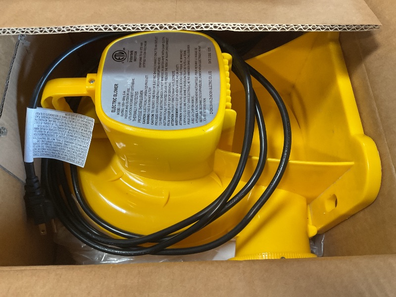 Photo 1 of *** USED/MINOR DAMAGE/UNKNOWN MISSING PARTS***Easyair Large Inflatable Water Slide for Big Kids, Water Bounce House, Bouncy Castles Outdoor Blow Up Pool, Climbing Wall, Basketball Hoop with Blower