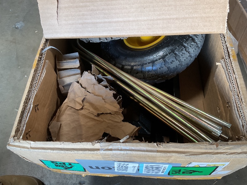 Photo 1 of *** USED***YITAMOTOR 60 Inch Tow Behind Dethatcher, Lawn Dethatcher Rake with 24 Spring Steel Tines & Lift Handle for ATV or Mover Tractors, Tow Behind Lawn Rakes for Leaves, Pine Needles, and Grass