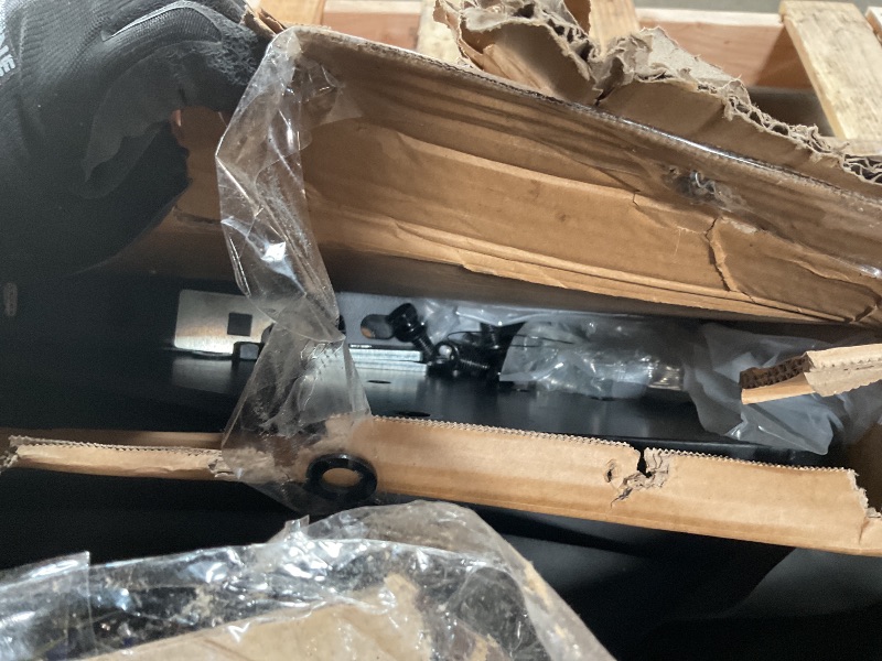 Photo 1 of *** UNKNOWN MISSING HARDWARE***ALMULOO 2 Inch Receiver Class 4 Trailer Hitch Compatible with 2009-2024 Dodge Ram 1500 Models Powder Coated Black Steel Trailer Tow Hitch 3 Pcs Structure