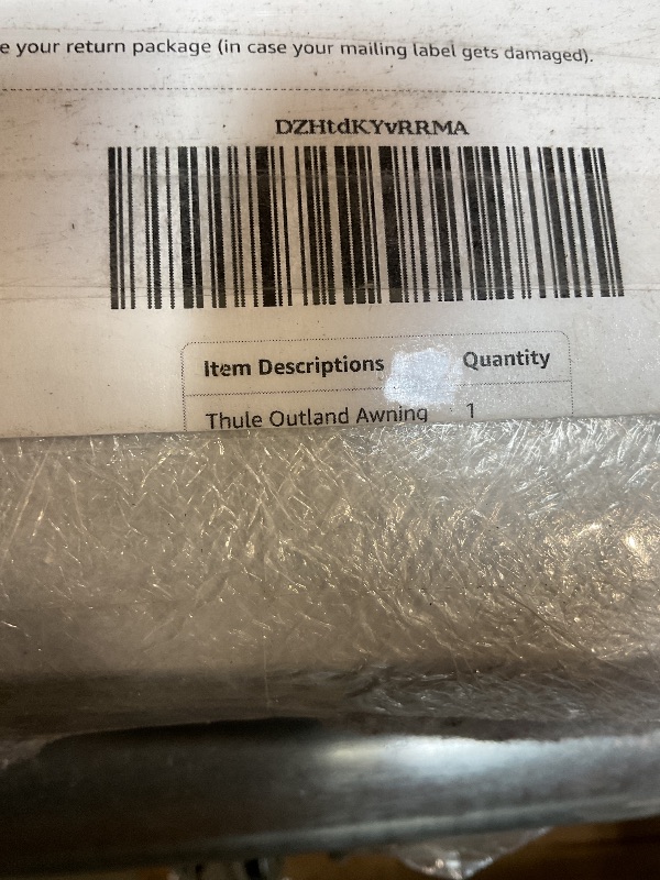 Photo 1 of *** UNKNOWN MISSING PART***Thule Outland Awning