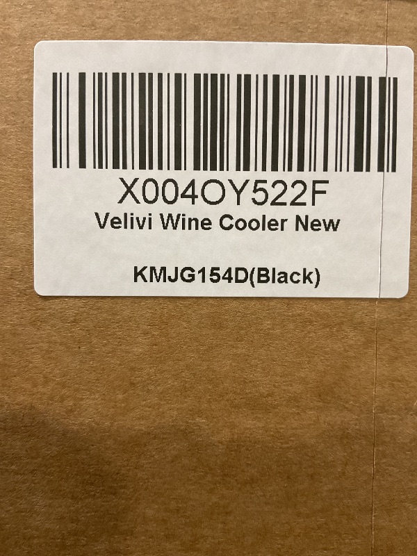 Photo 1 of *** MAJOR DAMAGE/SHATTERED GLASS DOOR – FOR PARTS ONLY***Velivi 24" Inch Dual-Zone Wine Fridge, Freestanding/Built-in Wine Cooler Refeigerator, Large Capacity Tall Wine Cellar For Wine Collection, Wine Chiller with Safety Lock, Low Noise and Fast Cooling