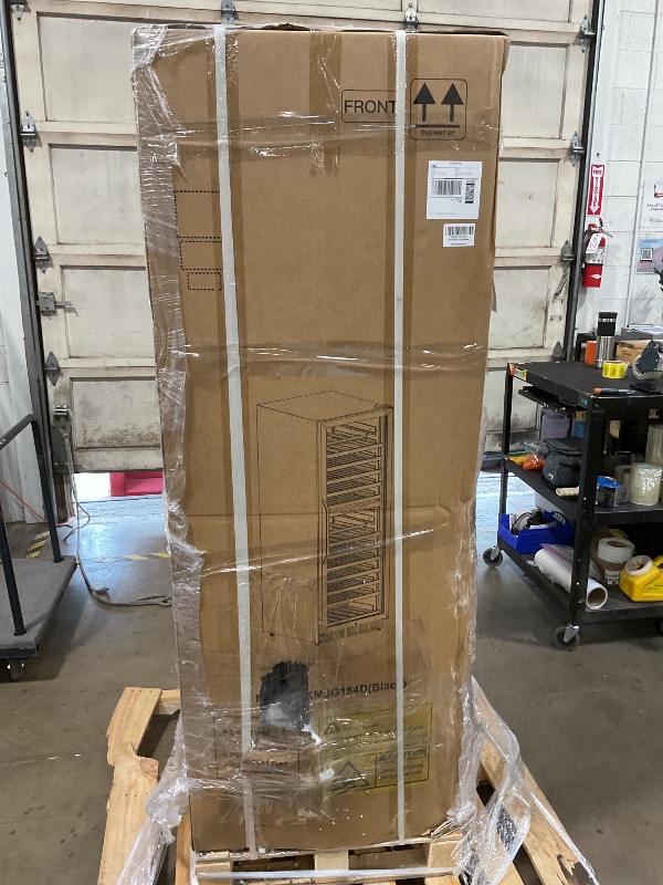 Photo 1 of *** MAJOR DAMAGE/SHATTERED GLASS DOOR – FOR PARTS ONLY***Velivi 24" Inch Dual-Zone Wine Fridge, Freestanding/Built-in Wine Cooler Refeigerator, Large Capacity Tall Wine Cellar For Wine Collection, Wine Chiller with Safety Lock, Low Noise and Fast Cooling